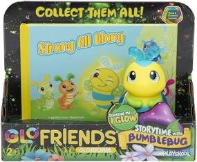 img 4 attached to Playskool Glo Friends Strong All Along! -- Storytime With Bumblebug -- Book With Glowing Toy -- Social Emotional Learning SEL Toy -- Ages 2+