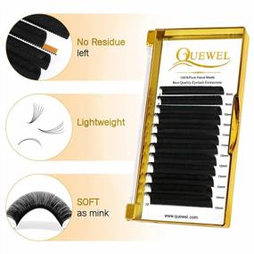 img 2 attached to QUEWEL Volume Eyelash Extensions 0.03-0.12Mm C/CC/D/DD Curl 8-25Mm Length Easy Fan Volume Lashes 2D-20D Self Fanning Volume Lashes 0.03D Mix-8-15Mm Long Lasting Blooming Lashes(0.03D Mix8-15)