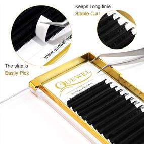 img 3 attached to QUEWEL Volume Eyelash Extensions 0.03-0.12Mm C/CC/D/DD Curl 8-25Mm Length Easy Fan Volume Lashes 2D-20D Self Fanning Volume Lashes 0.03D Mix-8-15Mm Long Lasting Blooming Lashes(0.03D Mix8-15)