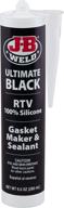 🛠️ discover the quality of j-b weld 32929 ultimate black rtv silicone gasket maker and sealant - 9.5 oz. logo