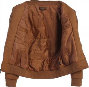 img 1 attached to Gioberti Men'S Faux Suede Bomber Jacket With Insulated Inner Padding For Superior Warmth