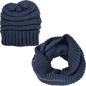 img 3 attached to 🧣 Charcoal Debra Weitzner Women's Infinity Beanie: Premium Accessories for Women via Scarves & Wraps