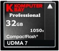 💾 komputerbay 32gb professional compact flash cf 1050x - 100mb/s read, 160mb/s write extreme speed, udma 7, raw 32gb logo