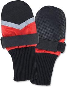 img 2 attached to 🐾 XS Red Fleece-Lined Dog Boots by Guardian Gear