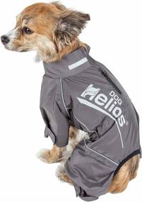 img 2 attached to 🐾 Stay Stylish and Protected with the Dog Helios ® 'Hurricanine' Waterproof and Reflective Full Body Dog Coat