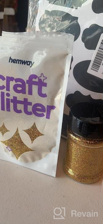 img 1 attached to Hemway Ultrafine Iridescent 100G Craft Glitter For Tumblers, Resin, And Scrapbook - Mother Of Pearl Glitter Flakes For Stunning Arts And Halloween Decorations review by Weston Metzger