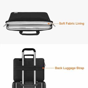 img 2 attached to MOSISO Shoulder Compatible Polyester Briefcase Laptop Accessories