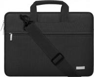 mosiso shoulder compatible polyester briefcase laptop accessories logo