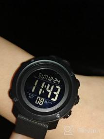 img 5 attached to Boys Waterproof Digital Sports Watch with Back Light - Perfect for Teenagers (Age 11-15) - Black