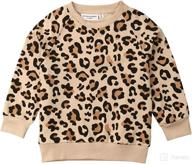 👕 unisex toddler crewneck sweatshirt pullover sweater long sleeve shirt blouse tops for warm fall winter season логотип