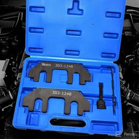 img 1 attached to Yuesstloo Camshaft Holding Tool Kit for Ford 3.5L & 3.7L 4V Engines - Includes Tension Tool, Timing Alignment Holder Tool - Replaces 303-1248 303-1530 - Complete with Portable Case and Gloves