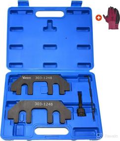 img 4 attached to Yuesstloo Camshaft Holding Tool Kit for Ford 3.5L & 3.7L 4V Engines - Includes Tension Tool, Timing Alignment Holder Tool - Replaces 303-1248 303-1530 - Complete with Portable Case and Gloves