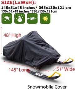 img 2 attached to Ucare Waterproof Snowmobiles Snowmobiling 368X130X121