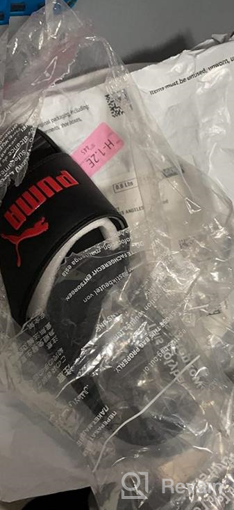 img 1 attached to PUMA High Men's Shoes - Slide Sandal in Black and White review by Tim Sterling