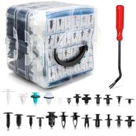 801 pcs car retainer clips fasteners kit with fastener remover - 24 sizes for car body kits, door panels - ford gm toyota honda chrysler bmw benz nissan subaru audi mazda логотип