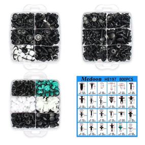 img 3 attached to 801 PCS Car Retainer Clips Fasteners Kit with Fastener Remover - 24 Sizes for Car Body Kits, Door Panels - Ford GM Toyota Honda Chrysler BMW Benz Nissan Subaru Audi Mazda