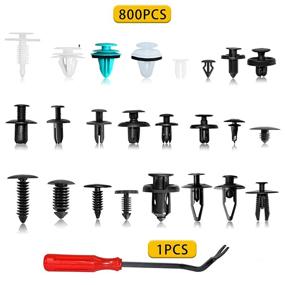 img 1 attached to 801 PCS Car Retainer Clips Fasteners Kit with Fastener Remover - 24 Sizes for Car Body Kits, Door Panels - Ford GM Toyota Honda Chrysler BMW Benz Nissan Subaru Audi Mazda