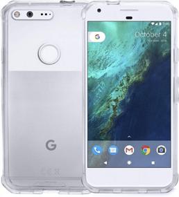 img 4 attached to Slim And Lightweight Clear TPU PC Cove For Google Pixel 1 (2016) - ROOCASE Plexis Case