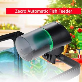 img 3 attached to 🐠 Zacro Automatic Fish Feeder: Rechargeable Timer with USB Charger - Ideal Fish Food Dispenser for Aquarium or Fish Tank