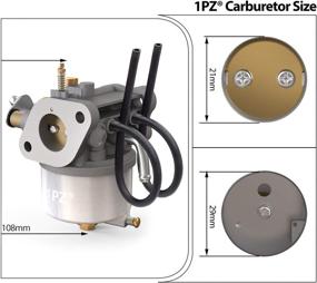 img 2 attached to 🛒 EZGO 295cc Robin Engine Golf Cart Carburetor: High-Quality 1PZ EZ2-C95 for Optimal Performance on Club Car 295cc 4-Cycle Engine, fits TXT Medalist Marathon Freedom ST (1991-UP) - Replaces OEM Carb 72558G01, 72558G05, 72840G02, 26645G01, 26645G03, 26645G04