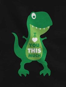 img 3 attached to TeeStars Valentines T Rex Toddler T Shirt Boys' Clothing ~ Tops, Tees & Shirts