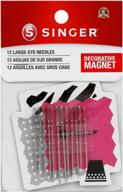 singer large eye hand needles on magnet, 01824 – pack of 12 logo