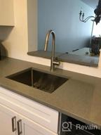 img 1 attached to Upgrade Your Bar Or Kitchen With Lordear'S 16"X18"X8" Gunmetal Black Stainless Steel Undermount Sink - High Quality, Single Bowl And 16 Gauge For Perfect Prepping review by Michael Harden