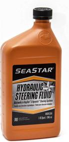 img 1 attached to 🌊 SeaStar HA5430H Hydraulic Steering Fluid - 1 Quart | Enhance Steering Performance