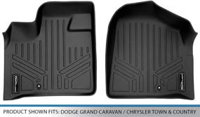 img 1 attached to 🚗 MAX LINER A0046: Durable Black Floor Mat for 2008-2020 Dodge Grand Caravan/Chrysler Town & Country