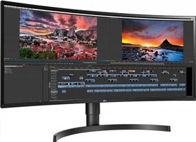 img 3 attached to 🖥️ LG 34WN80C-B 34-Inch UltraWide Monitor - 3440x1440P, Curved, Tilt/Height Adjustable, Enhanced Connectivity Compatibility