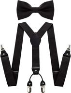 jemygins black suspender silk sets logo