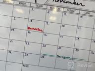 картинка 1 прикреплена к отзыву Stay Organized With PlanOvation'S Magnetic Dry Erase Refrigerator Calendar – Monthly Planner Whiteboard от John Harvieux