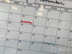 img 7 attached to Stay Organized With PlanOvation'S Magnetic Dry Erase Refrigerator Calendar – Monthly Planner Whiteboard