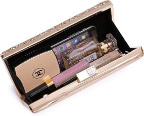 img 1 attached to Sparkling Elegant Glitter Evening Handbag Women's Handbags & Wallets ~ Clutches & Evening Bags