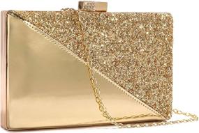 img 2 attached to Sparkling Elegant Glitter Evening Handbag Women's Handbags & Wallets ~ Clutches & Evening Bags