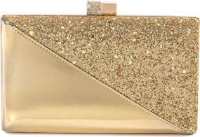 img 4 attached to Sparkling Elegant Glitter Evening Handbag Women's Handbags & Wallets ~ Clutches & Evening Bags