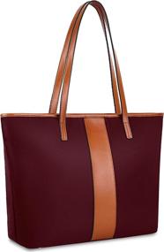 img 4 attached to YALUXE Genuine Leather Shoulder Lightweight Women's Handbags & Wallets ~ Shoulder Bags