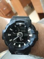 img 1 attached to CASIO G-Shock GA-700-1B quartz watch, alarm clock, chronograph, stopwatch, countdown timer, waterproof, shockproof, display backlight, black review by Agata Kamia-Jabo ᠌