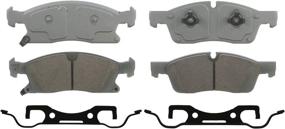 img 4 attached to 🚗 Wagner ThermoQuiet QC1455 Ceramic Brake Pad Set