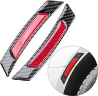 🚗 voroly 2 pcs reflective side marker stickers for car suv pickup truck – red logo