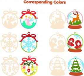 img 3 attached to Get Festive With VEYLIN'S 30-Piece Christmas Wooden Ornaments For Your DIY Holiday Hanging Decor!