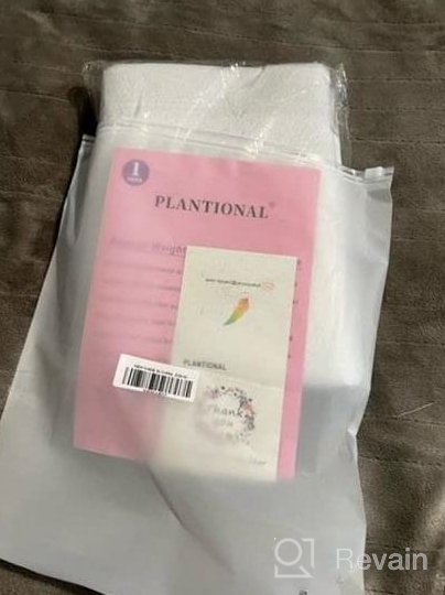 img 1 attached to Medium-Weight Interfacing: One-Sided Loft Iron-On Fusible Fleece For Quilting, Tote Bags And Home Decor - PLANTIONAL Fusible Fleece (39 Inches X 1 Yard) In White review by Rahman Lassiter