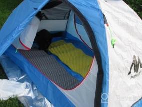 img 5 attached to Водонепроницаемая туристическая палатка AYAMAYA для 2 человек со съемным дождевиком - идеально подходит для кемпинга и пеших прогулок
