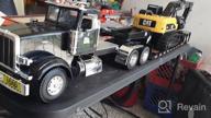 img 1 attached to 🚜 TOMY John Deere Big Farm Semi: 1:16 Scale Low Boy Wide Load Trailer review by Mike Hernandez
