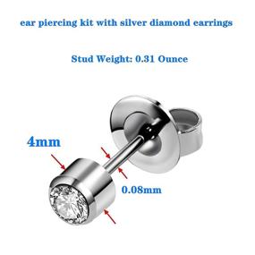 img 1 attached to 💎 YWDKJGS Ear Piercing Kit - Earrings for Personal Care and Beauty