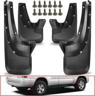 🚗 premium splash guards mud flaps mudguards for toyota 4runner 2003-2009 - front & rear 4-pc set логотип