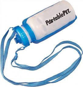 img 2 attached to Keep Your Pet Hydrated On The Go: Portable Pet PortaBottle Travel Sport Bottle & Dish By Heininger