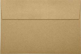 img 3 attached to 50 Pack LUXPaper A9 Grocery Bag Envelopes For 5 1/2 X 8 1/2 Cards - Peel & Press, Printable Invitations, 70 Lb., 5 3/4 X 8 3/4 (Brown)