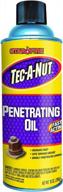 tec-a-nut penetrating oil by star fire premium lubricants (12/10oz) for optimal performance logo