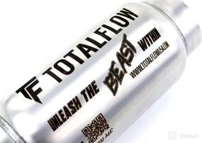 img 2 attached to TOTALFLOW 943 Mini Muffler - Round 3.25&#34; Width, 7&#34; Body, 9&#34; Overall Length with 2.25&#34; Inner Inlet and Outer Diameter Outlet
